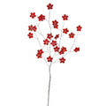 JEWEL FLOWER 8in PICK Red-0