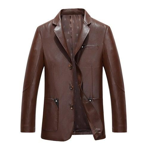 Everyday Men's Sheep Leather Blazer – Slim Fit Classic Jacket