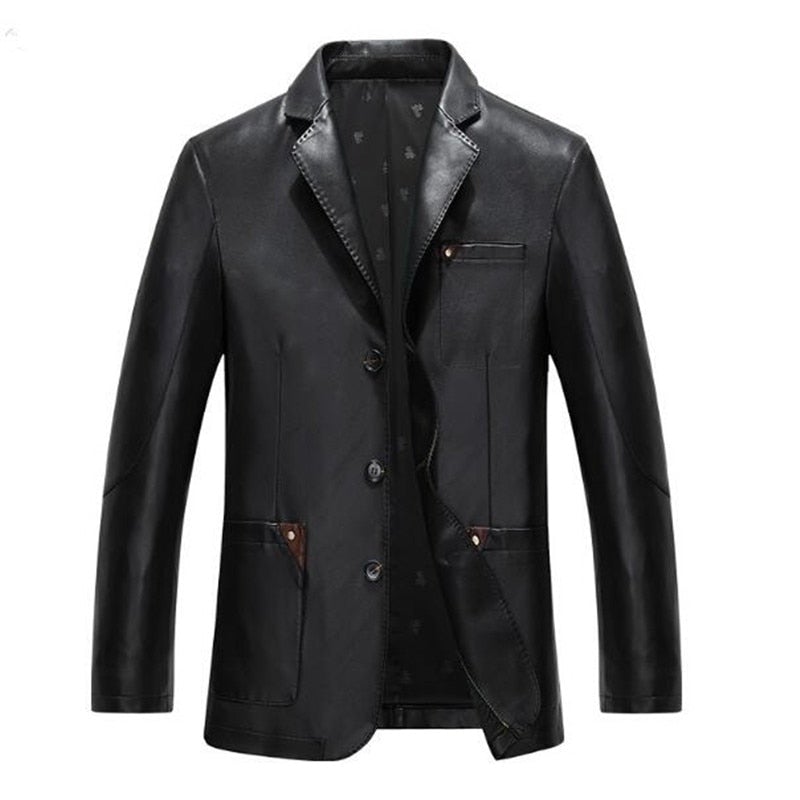 Everyday Men's Sheep Leather Blazer – Slim Fit Classic Jacket
